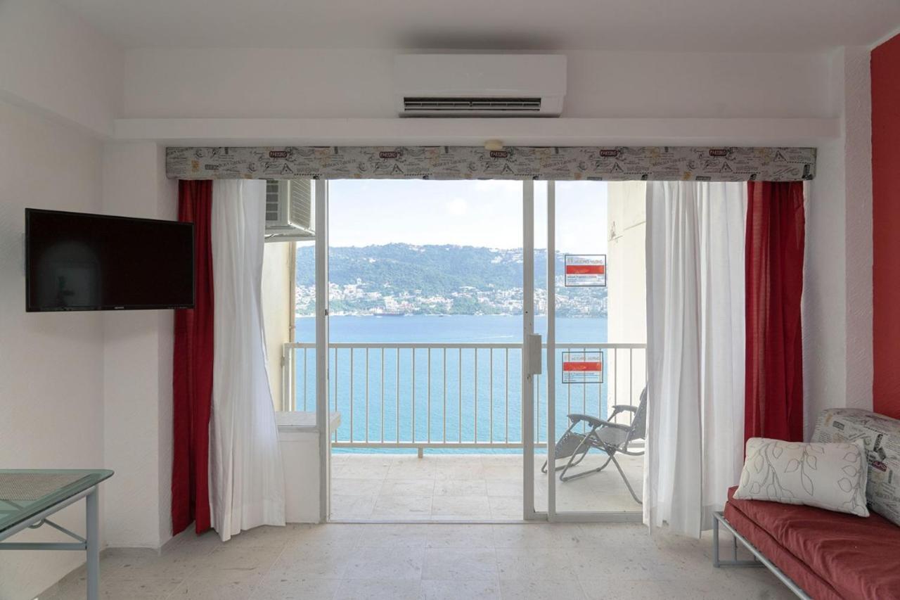 Suite Frente Al Mar En Torres Gemelas Acapulco Exteriör bild