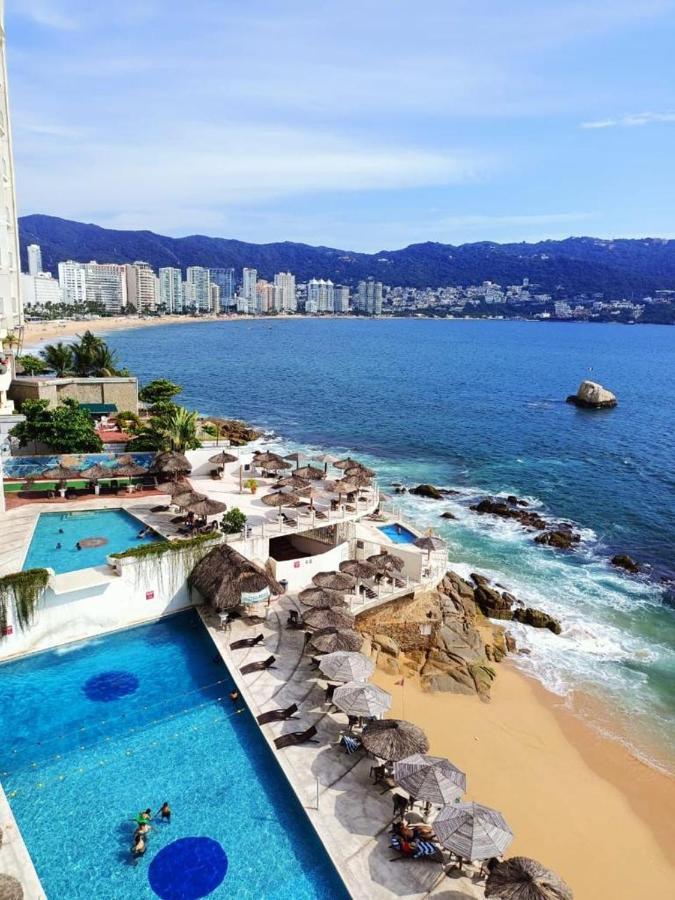 Suite Frente Al Mar En Torres Gemelas Acapulco Exteriör bild